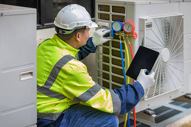 Professional Ductwork Repair technician working in Rives, TN
